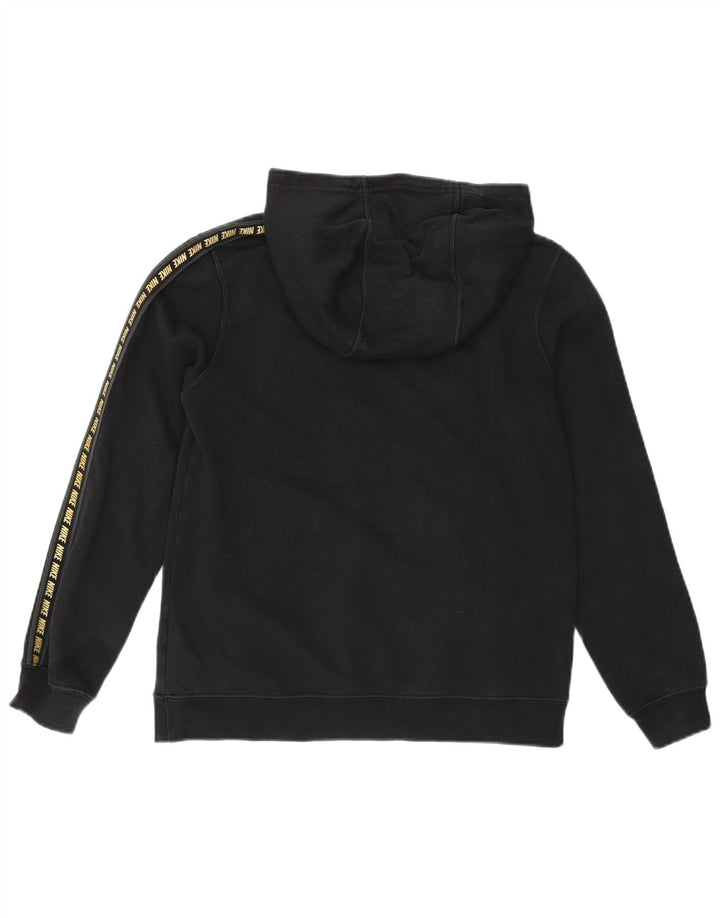 Nike Mädchen-Trainingsanzug mit lockerer Passform und Grafik, 12–13 Jahre, Größe L, Schwarz, Baumwolle