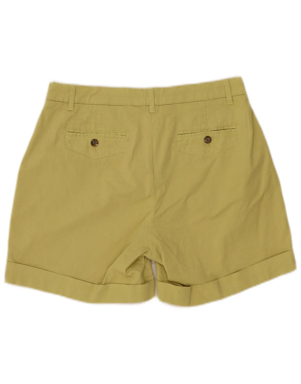 Jigsaw Damen Chinoshorts UK 12 Medium W30 Grüne Baumwolle