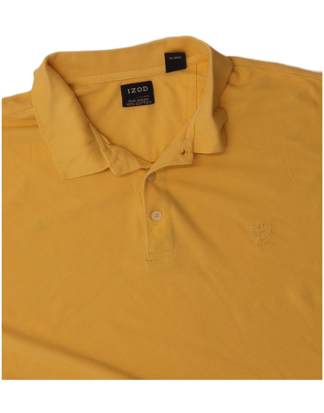 IZOD Herren Poloshirt XL Gelb Baumwolle