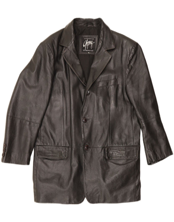 Gipsy by Mauritius Herren-Blazer mit 3 Knöpfen, UK 42, XL, Schwarz