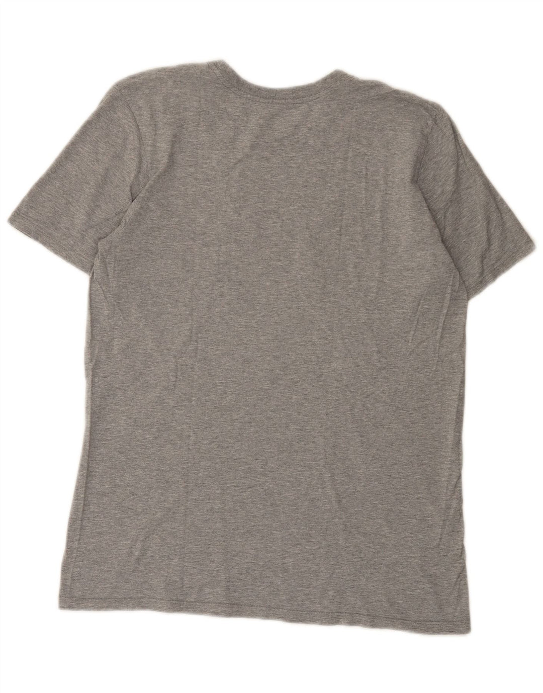 Nike Herren Athletic Cut Graphic T-Shirt-Oberteil aus mittelgrauer Baumwolle