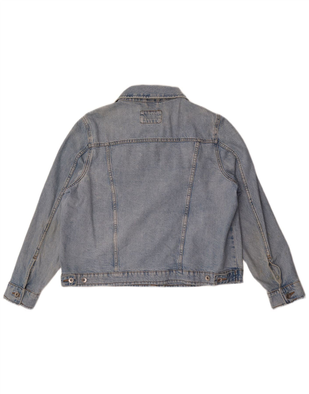 Marks & Spencer Damen Jeansjacke UK 18 XL Blaue Baumwolle