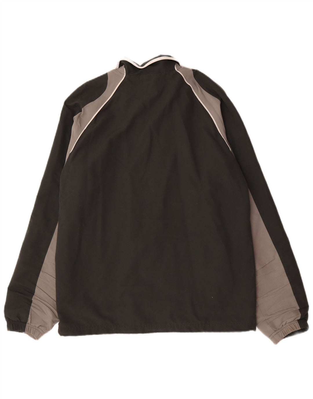 Reebok Herren-Trainingsanzugoberteil, Jacke, Größe S, Schwarz, Farbblock-Polyester