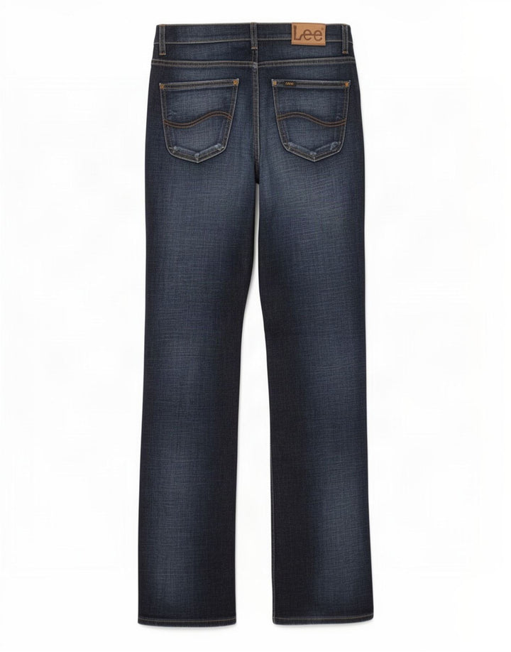 Lee Herren REED Bootcut Jeans W33 L36 Blaue Baumwolle