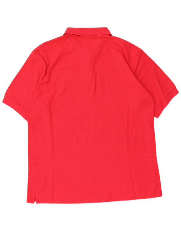 Fila Herren Poloshirt IT 48 Mittelrote Baumwolle
