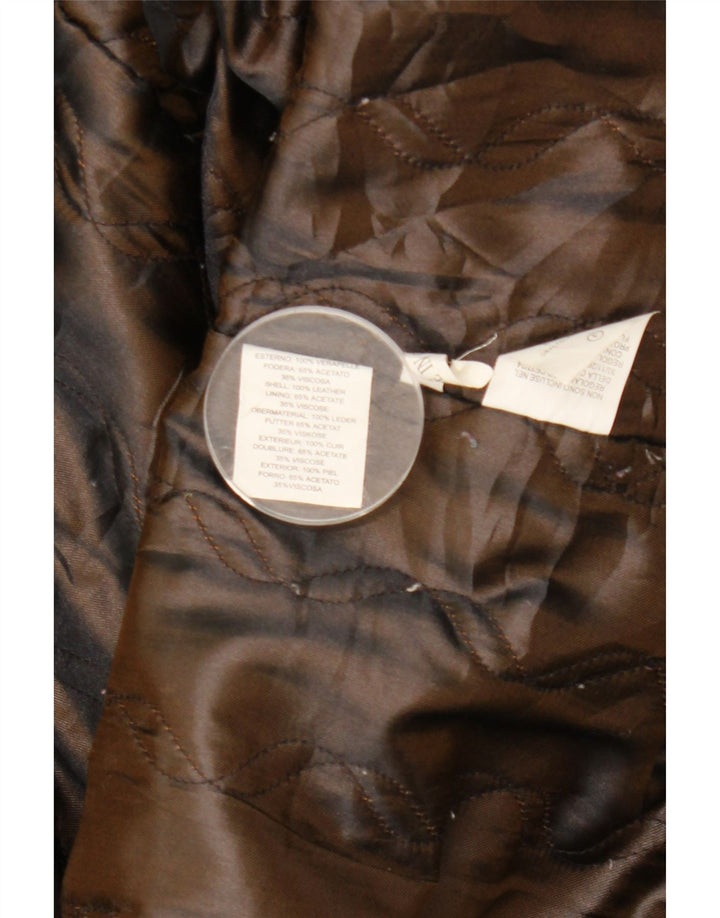 Private Damen Wildlederjacke mit Kapuze IT 48 XL Braun