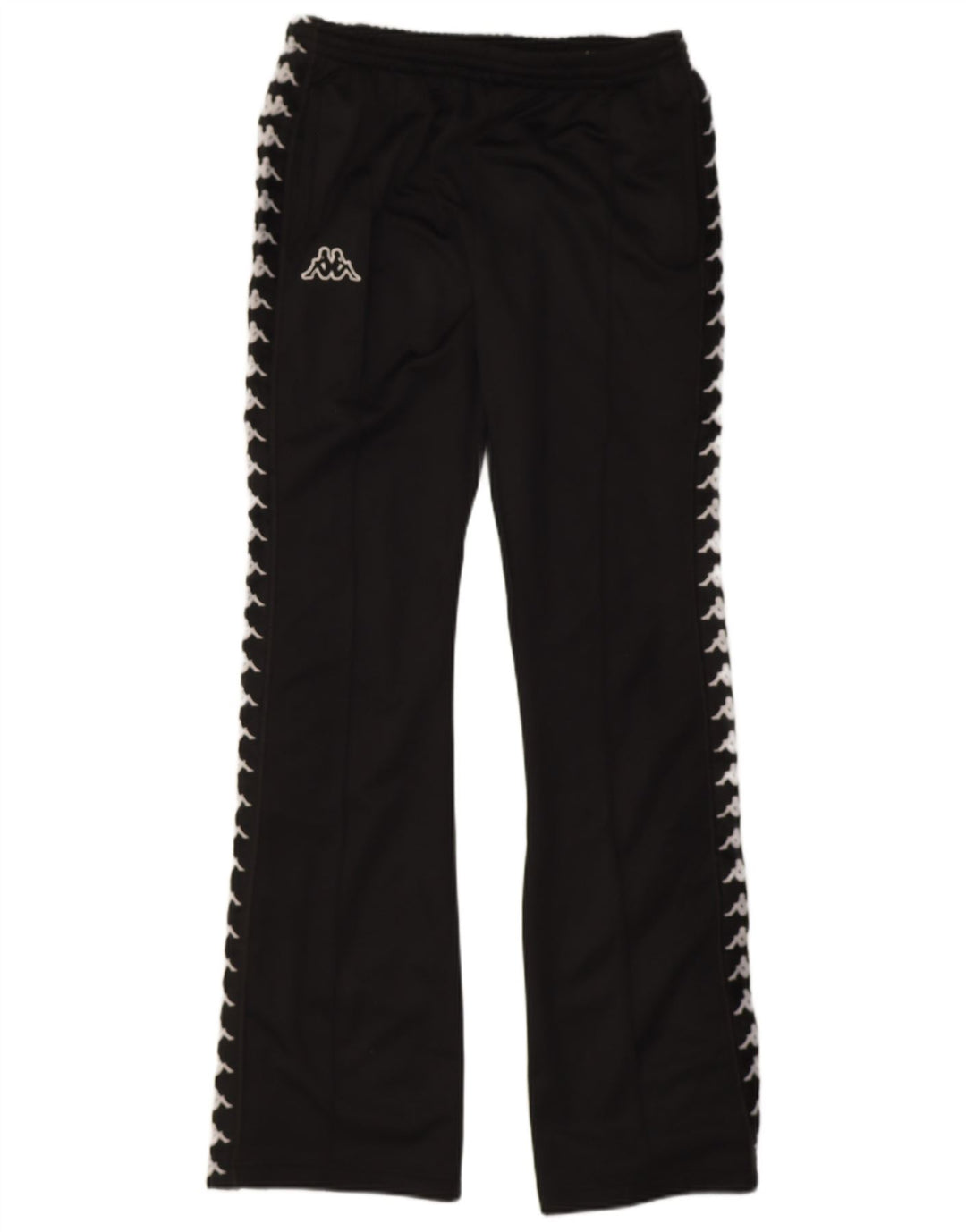 Kappa Herren-Trainingshose mit Grafik, Größe S, Schwarz, Polyester
