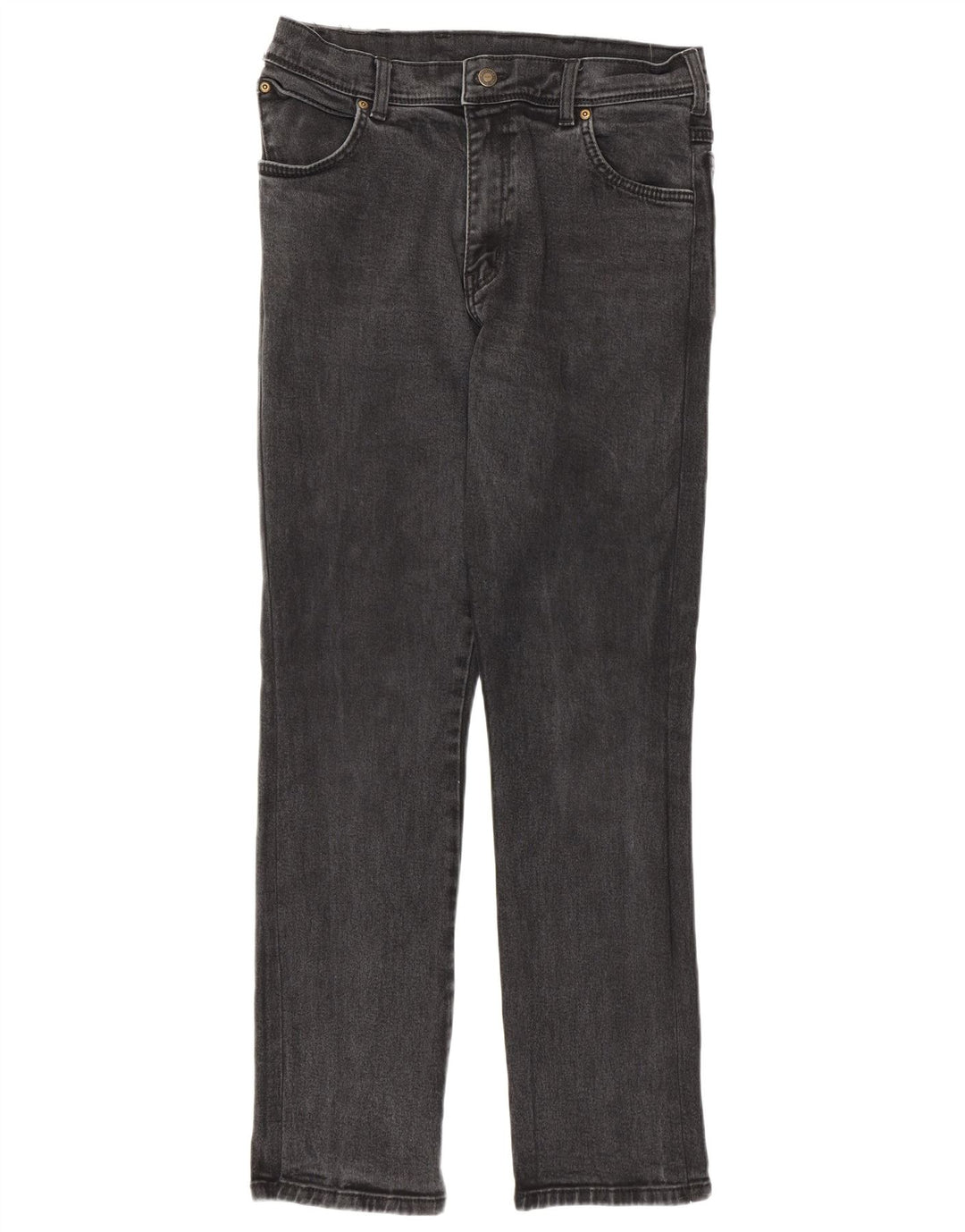 Wrangler Herren-Jeans mit normaler Passform, gerade Passform, W36, L32, graue Baumwolle