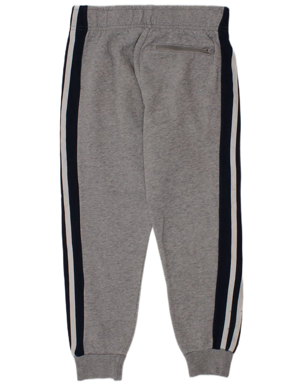 Adidas Jungen-Trainingshose, Jogginghose, 7–8 Jahre, grau gefleckte Baumwolle