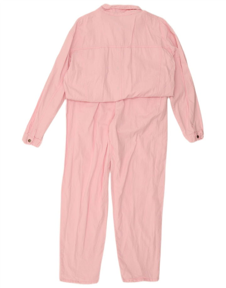 Vintage Damen Overall IT 48 XL Rosa Baumwolle