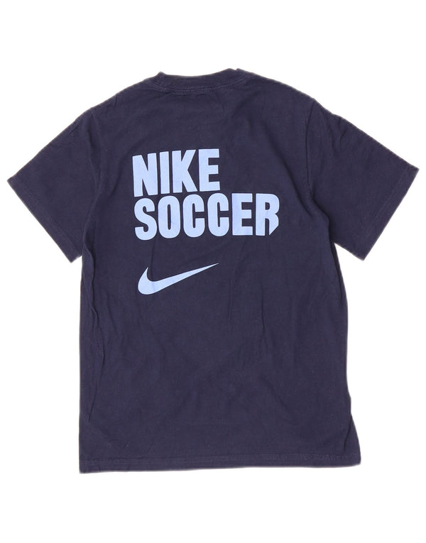 Nike Diggers Soccer Grafik-T-Shirt für Jungen, 8–9 Jahre, Größe S, Marineblau