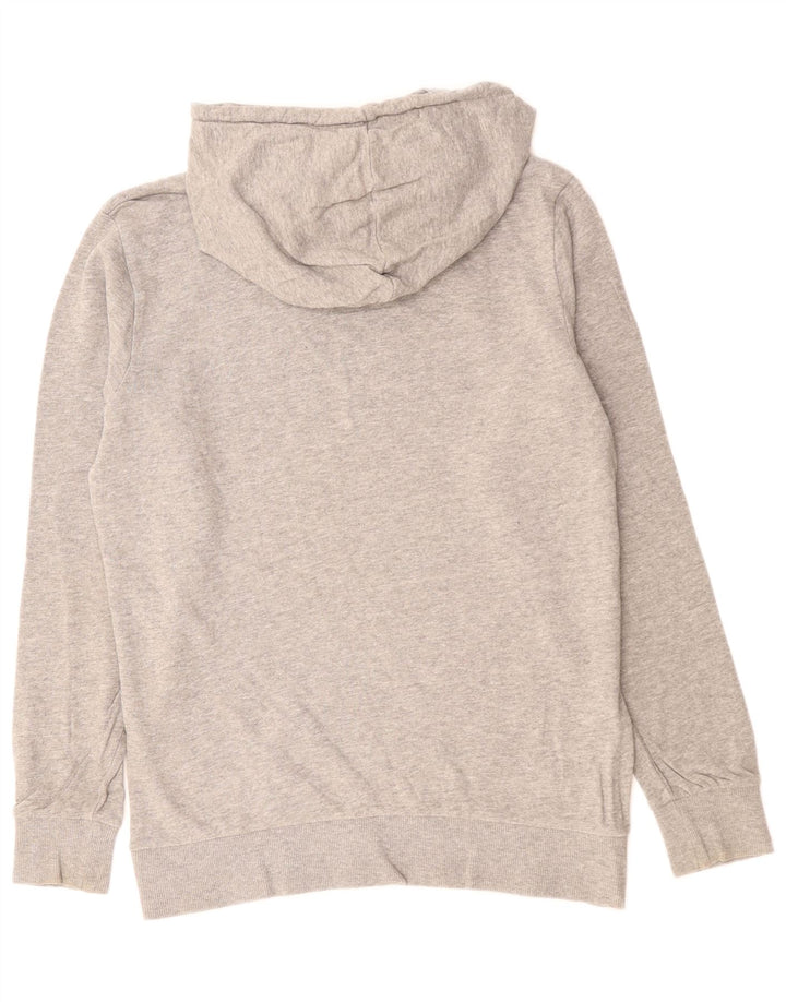 JACK & JONES Herren-Kapuzenpullover aus mittelgrau gesprenkelter Baumwolle
