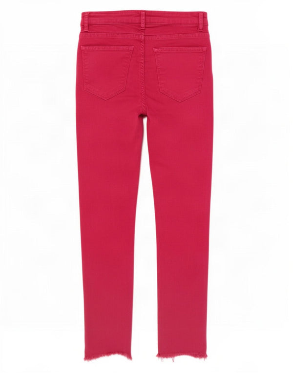 Zara Damen Skinny Jeans EU 36 XS W26 L26 Rosa