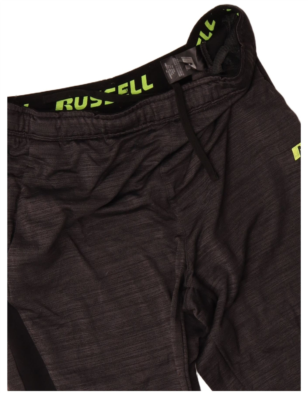 RUSSELL ATHLETIC Herren-Trainingshose, groß, graues Farbblock-Polyester