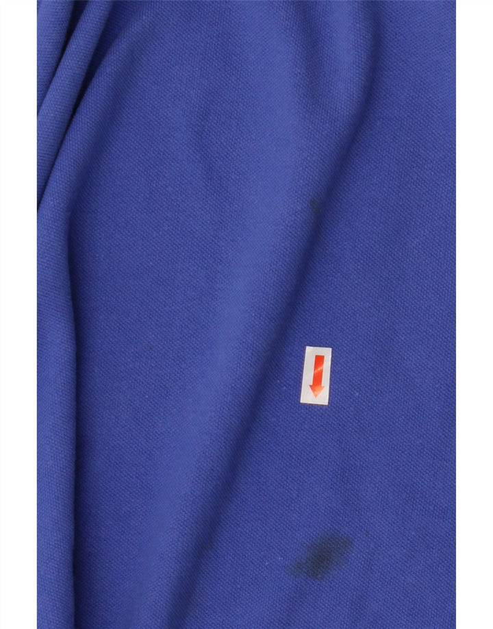 ASICS Mens Polo Shirt 2XL Blue Cotton