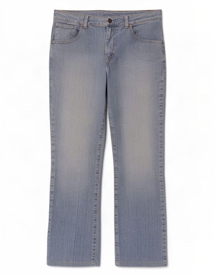 Levi's Damen Straight Jeans W31 L28 Blaue Baumwolle
