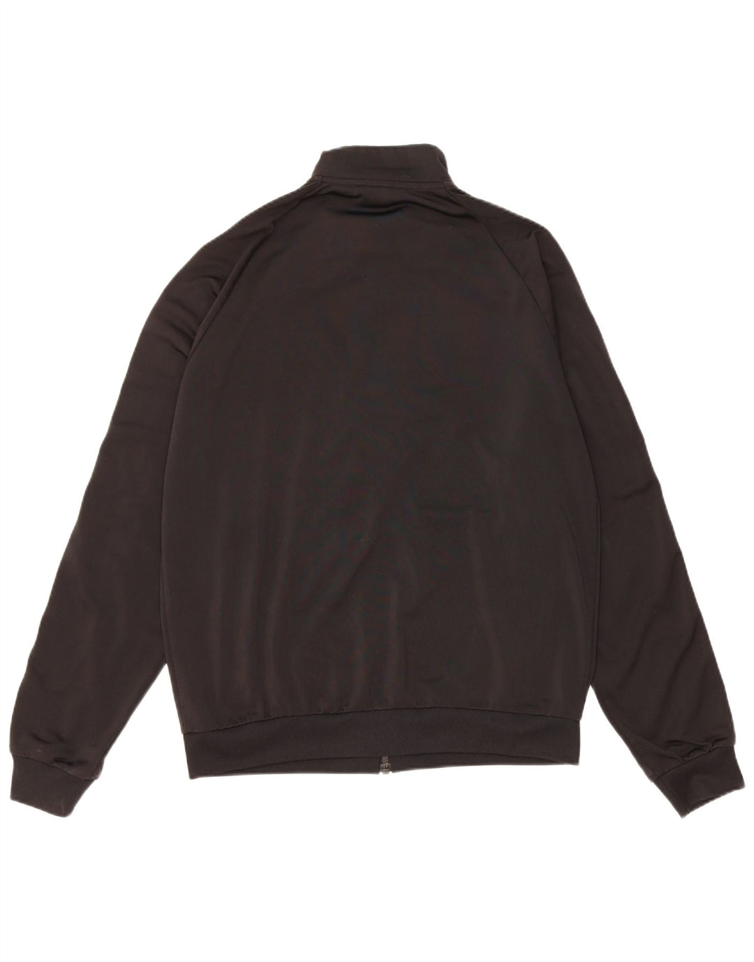 Adidas Herren-Trainingsanzug-Top-Jacke aus mittelschwarzem Polyester