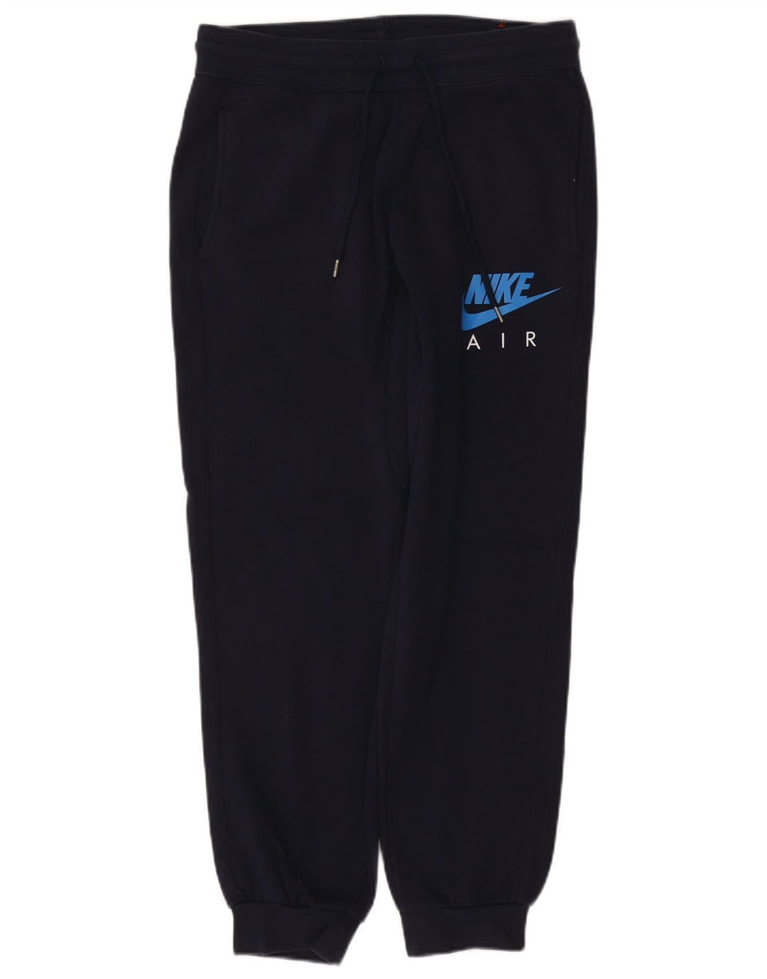 NIKE Herren-Trainingsanzug mit Air-Grafik, Jogginghose, mittelmarineblaue Baumwolle