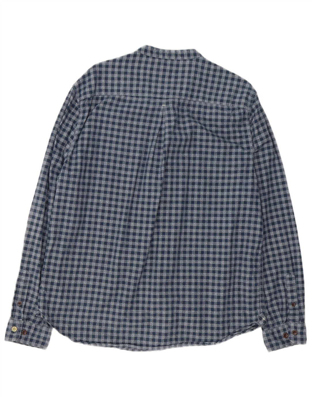 White Stuff Herren-Hemd mit klassischer Passform, XL, blau, Gingham-Baumwolle