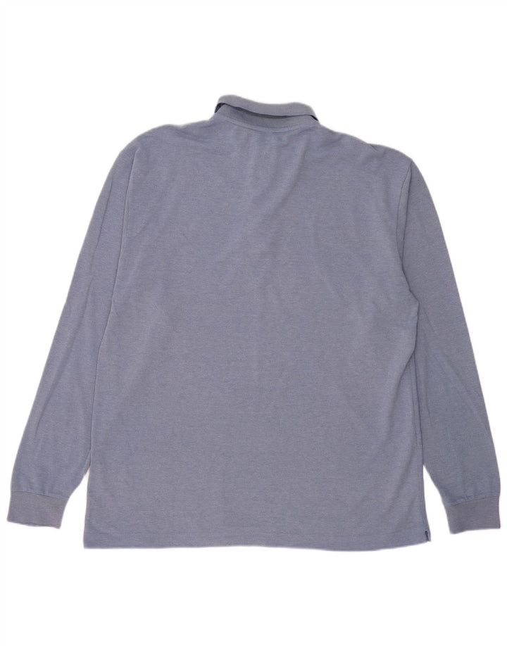 Kappa Herren Poloshirt XL Blau Baumwolle