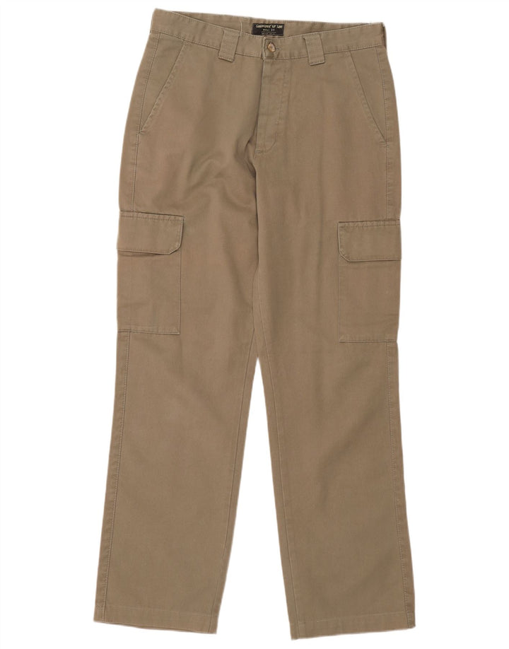 LEE Gerade Herren-Cargohose W31 L31 Beige Baumwolle