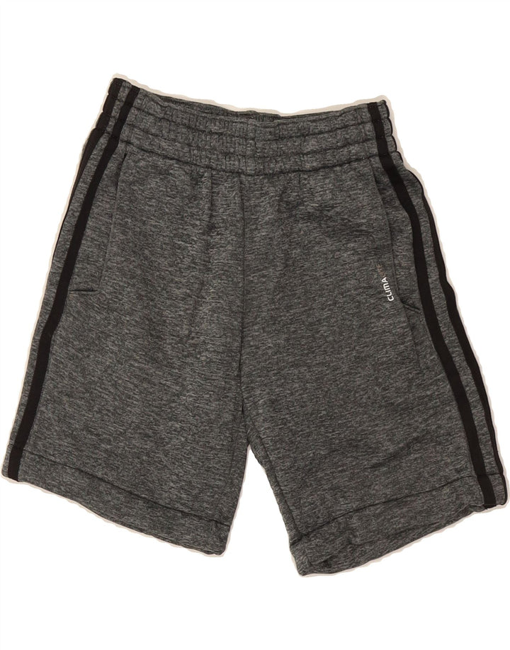 ADIDAS Boys Climalite Sport Shorts 9-10 Years  Grey Polyester Vintage Adidas and Second-Hand Adidas from Messina Hembry 