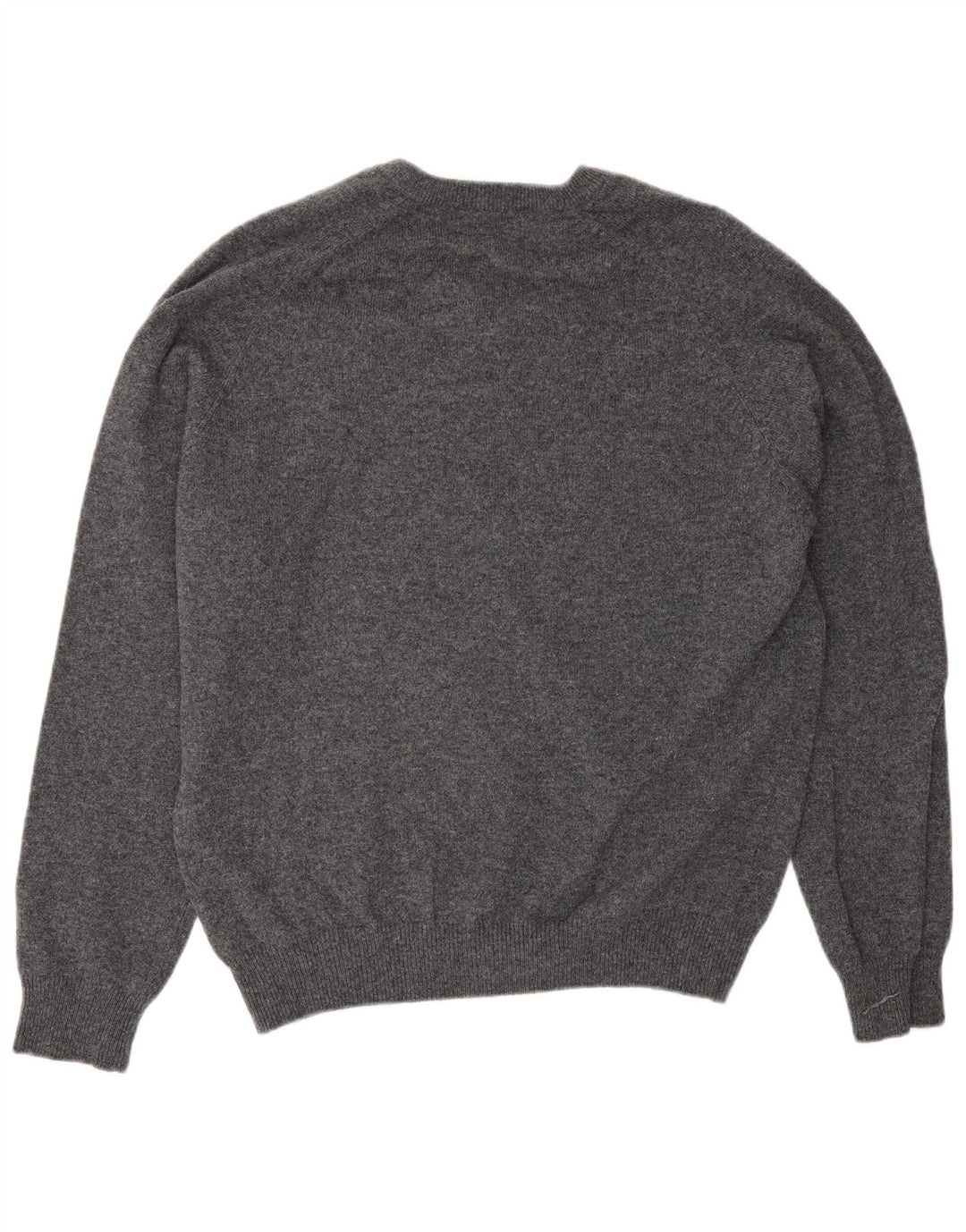 Marks & Spencer Herren Blue Harbor V-Ausschnitt Pullover Pullover Mittelgrau meliert