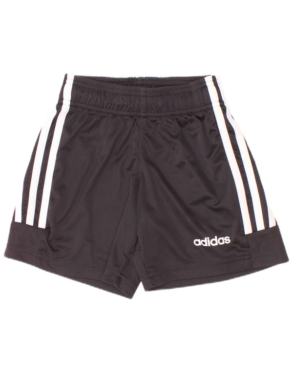 Adidas Sportshorts für Jungen, 5–6 Jahre, schwarzes Polyester