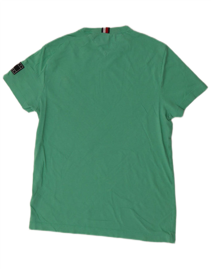 Tommy Hilfiger Herren T-Shirt Top Small Grün Baumwolle