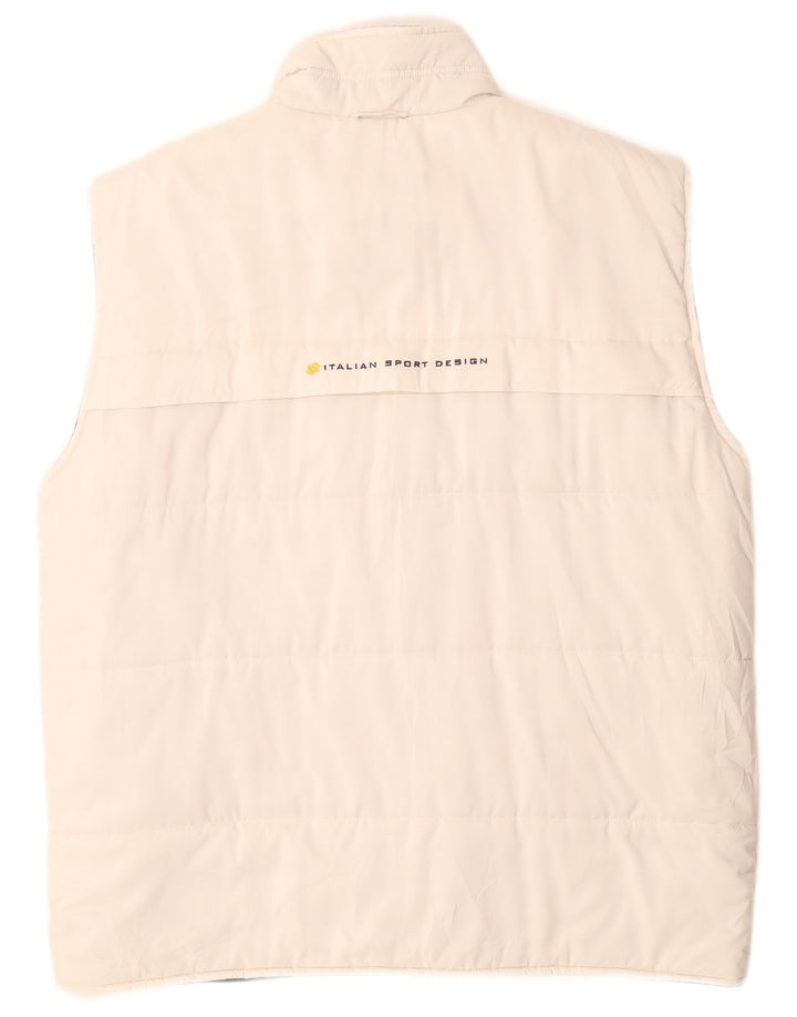 LOTTO Herren Graphic Wattierte Weste IT 52 XL Weiß Polyester