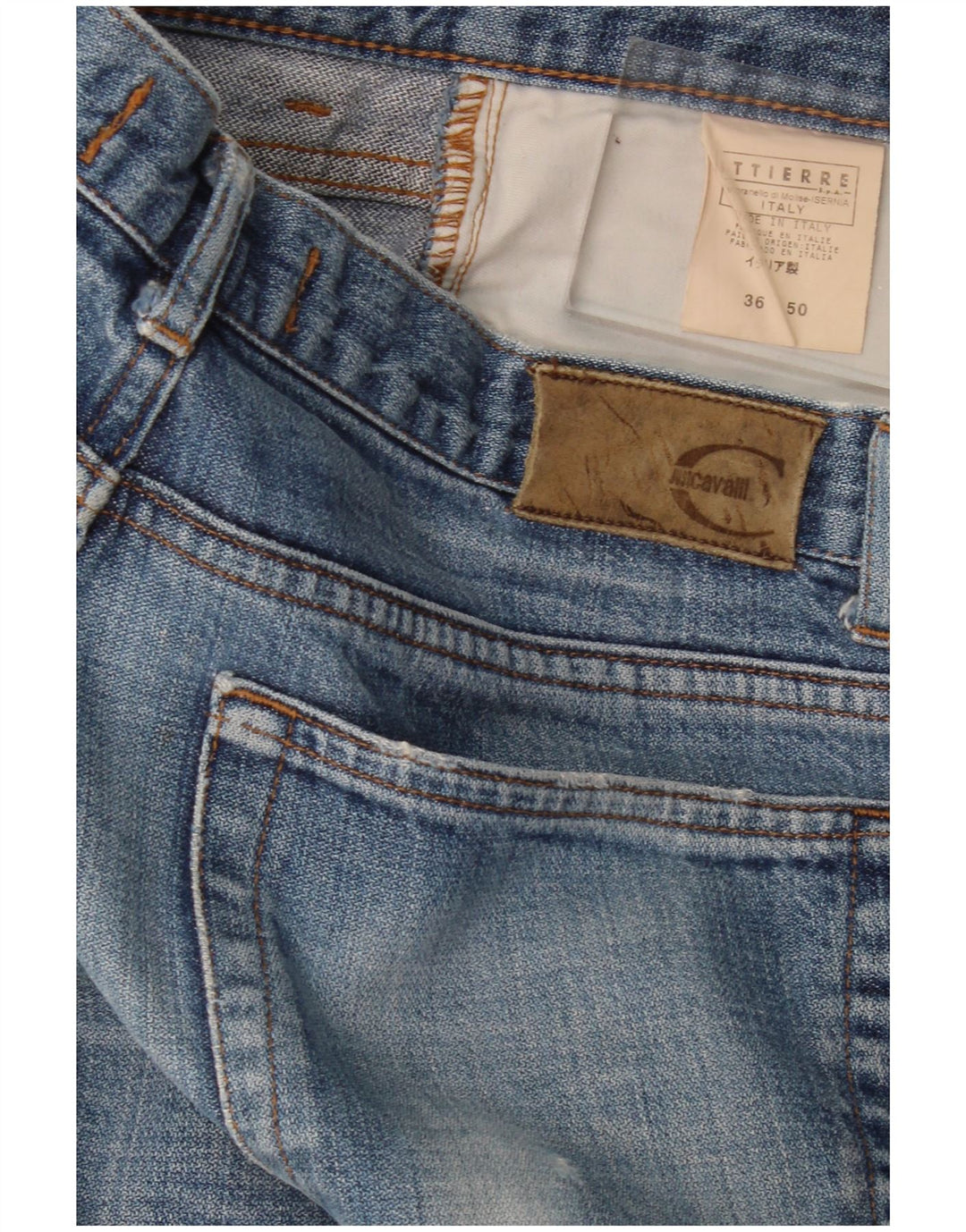 Cavalli Damen Ittierre Bootcut Jeans W36 L34 Blau