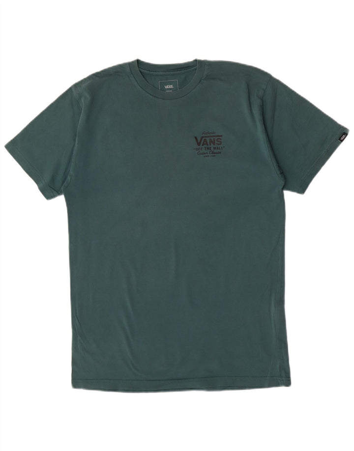 Vans Herren-T-Shirt mit klassischer Passform, mittelgrüner Baumwolle
