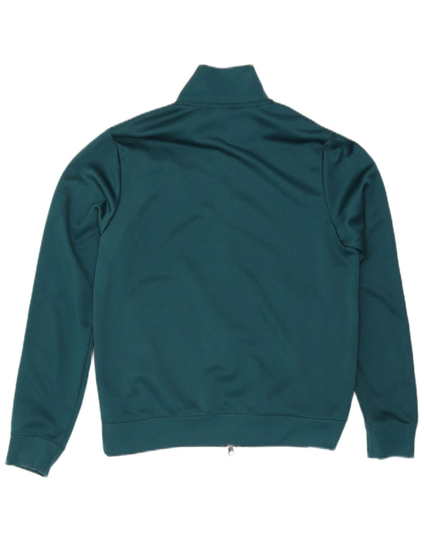 Nike Herren-Trainingsanzugoberjacke aus mittelgrünem Colourblock-Polyester