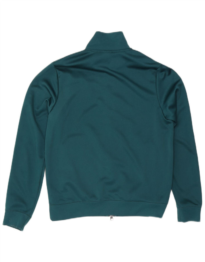 Nike Herren-Trainingsanzugoberjacke aus mittelgrünem Colourblock-Polyester