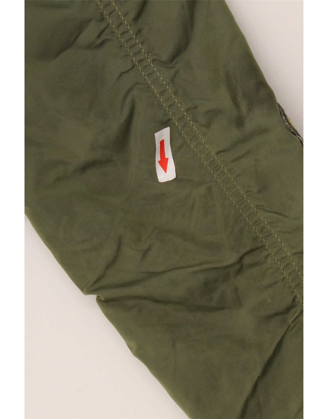 Alpha Industries Damen Bomberjacke mit Grafik, UK 6 XS, grünes Nylon