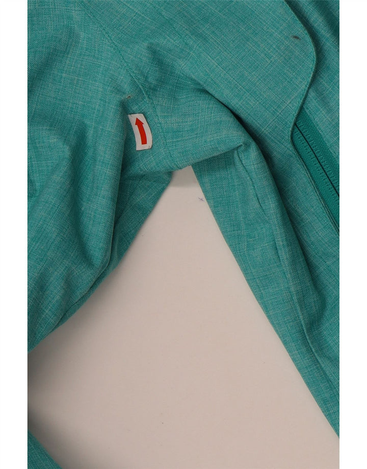O'Neill Herren-Regenjacke mit Kapuze, reguläre Passform, UK 36, Größe S, Türkis, Polyester