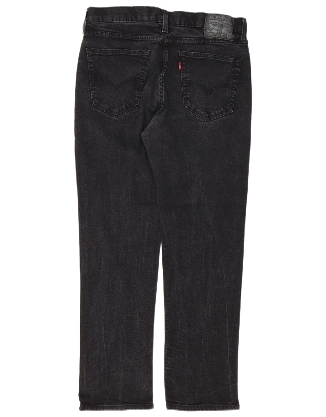 Levi's Herren 541 Tapered Jeans W34 L32 Schwarze Baumwolle