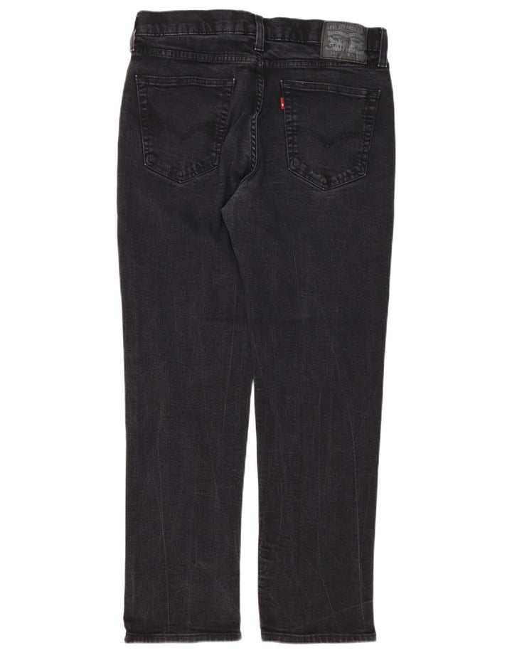 Levi's Herren 541 Tapered Jeans W34 L32 Schwarze Baumwolle