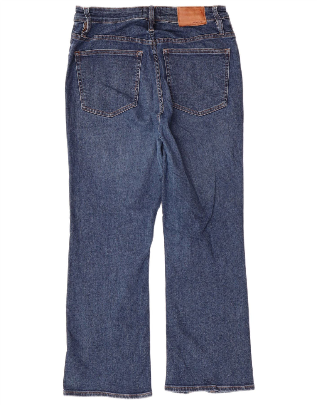J. CREW Damen Bootcut Jeans W30 L26 Blaue Baumwolle