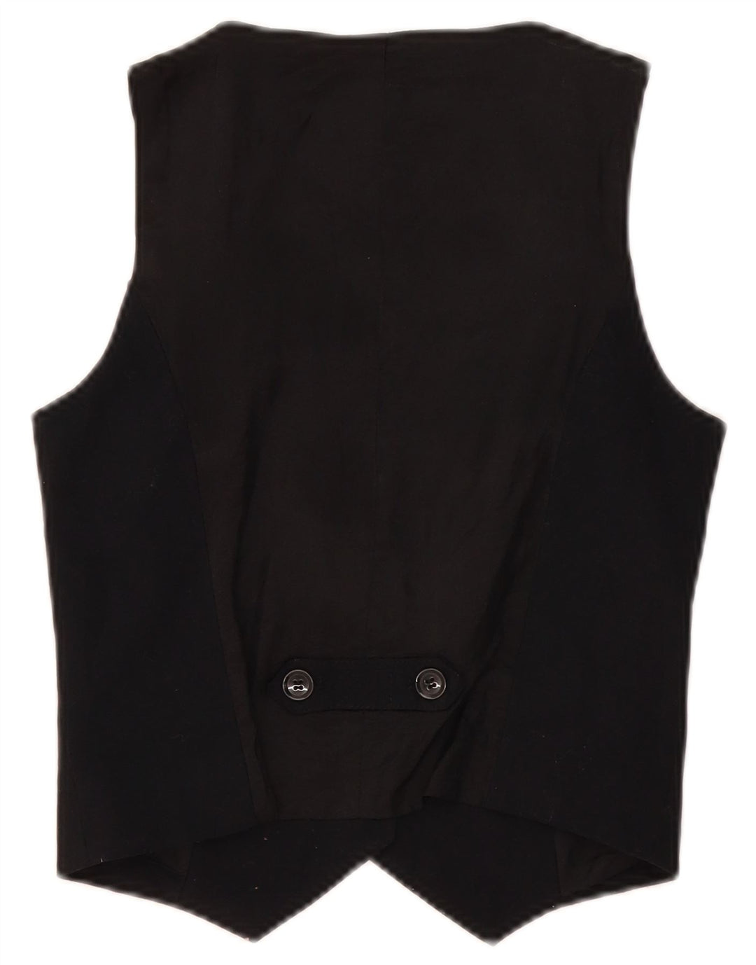 Zara Damen Weste UK 6 XS Schwarz Polyester