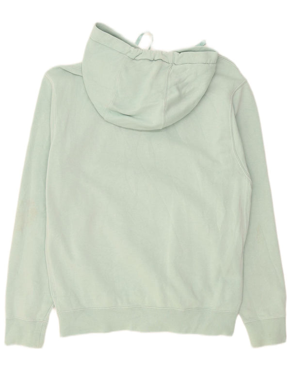 Nike Damen Kapuzenpullover UK 14 Mittelgrüne Baumwolle