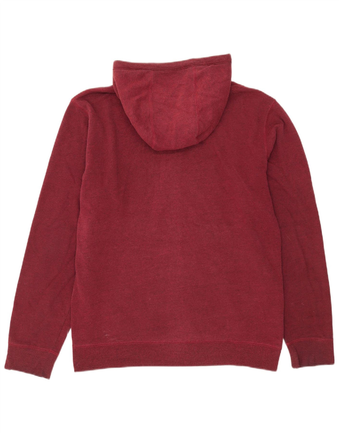 Vans Herren-Kapuzenpullover mit grafischem Reißverschluss, mittlere Burgunderrote Baumwolle
