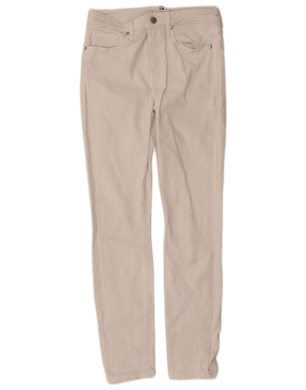 Tommy Hilfiger Damen Skinny Jeans W28 L27 Weiße Baumwolle