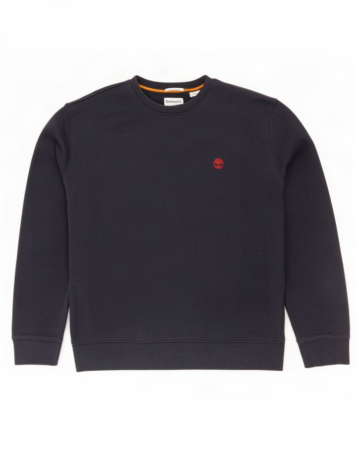 Timberland Herren-Sweatshirt mit normaler Passform, 2XL, Marineblau