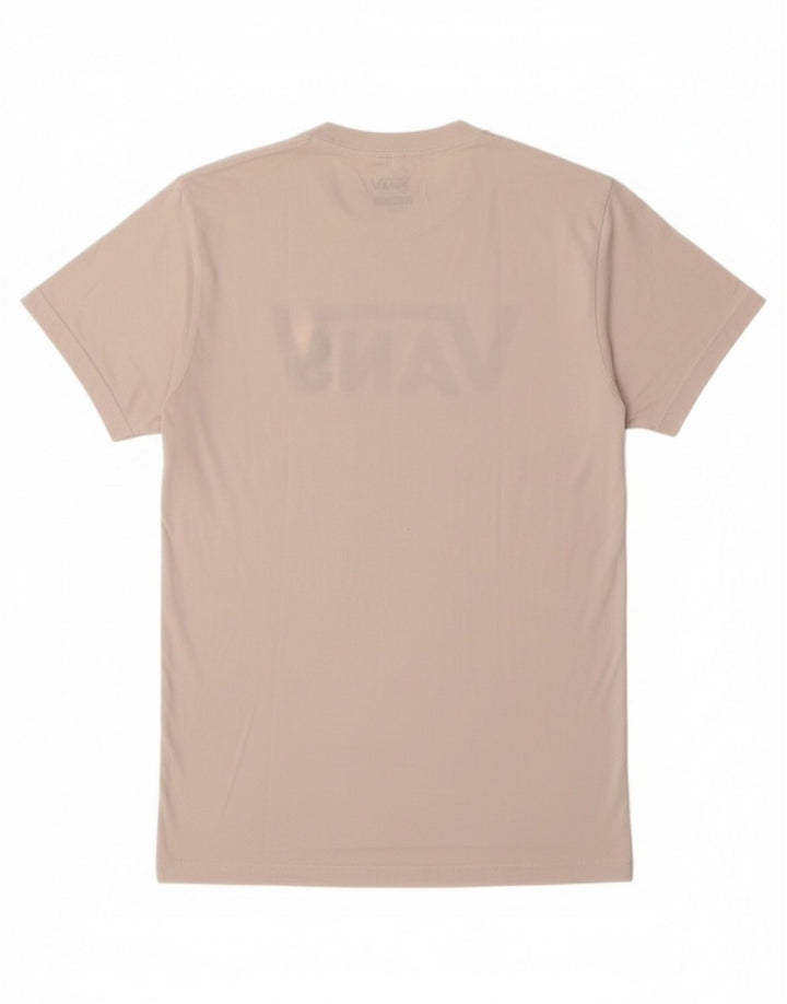 VANS Mens Classic Fit Graphic T-Shirt Top Small White Cotton Vintage Vans and Second-Hand Vans from Messina Hembry 