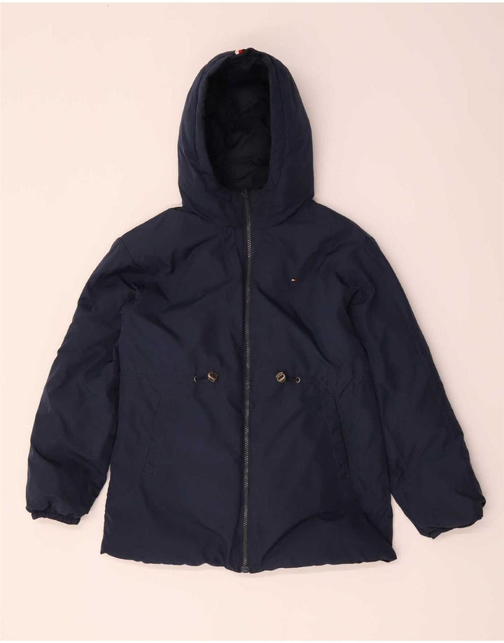 Tommy Hilfiger Wattierte Jacke mit Kapuze für Jungen, 11–12 Jahre, mehrfarbig