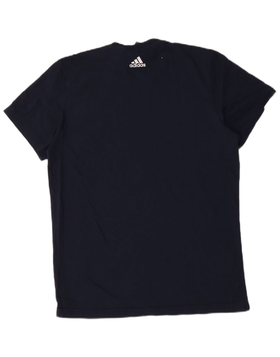 Adidas Herren-T-Shirt mit Grafik, mittelgroß, marineblau, Baumwolle