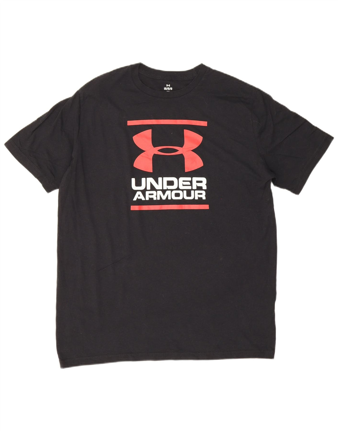 Under Armour Herren-T-Shirt mit Grafik, groß, aus schwarzer Baumwolle