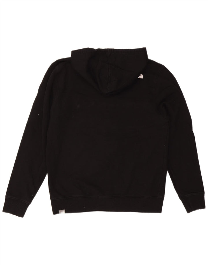 THE NORTH FACE Herren-Kapuzenpullover mit Reißverschluss, mittlere schwarze Baumwolle
