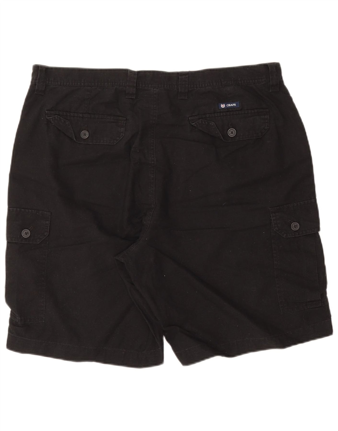 CHAPS Herren Cargo Shorts W38 XL Schwarz Leinen